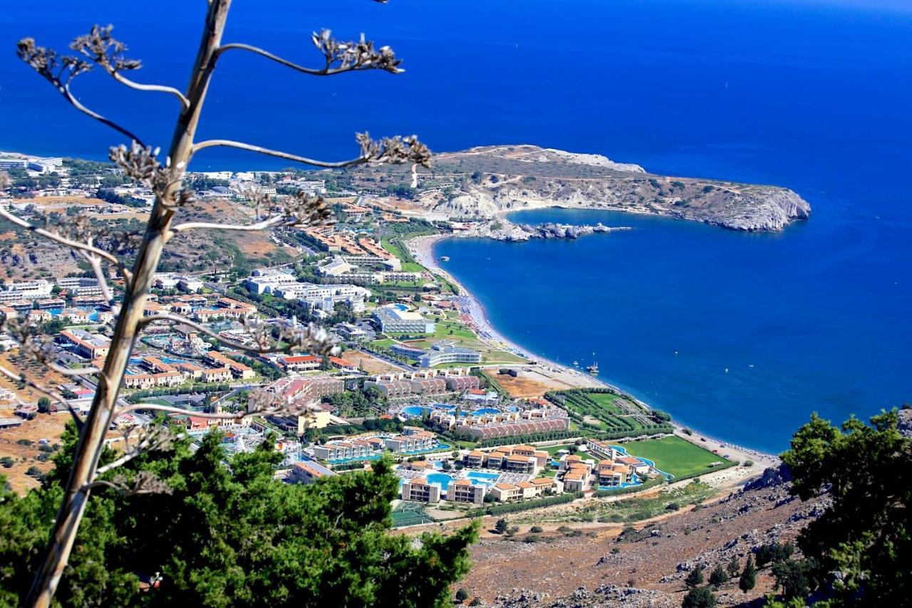 Hotel Niriides Beach Kolymbia Bagian luar foto